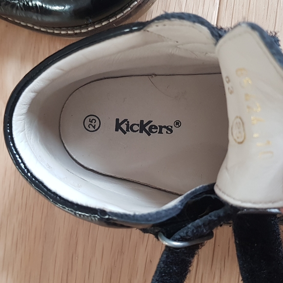 Kickers - Toddler shiny leather boots, size US 8 - Picture 8 of 8